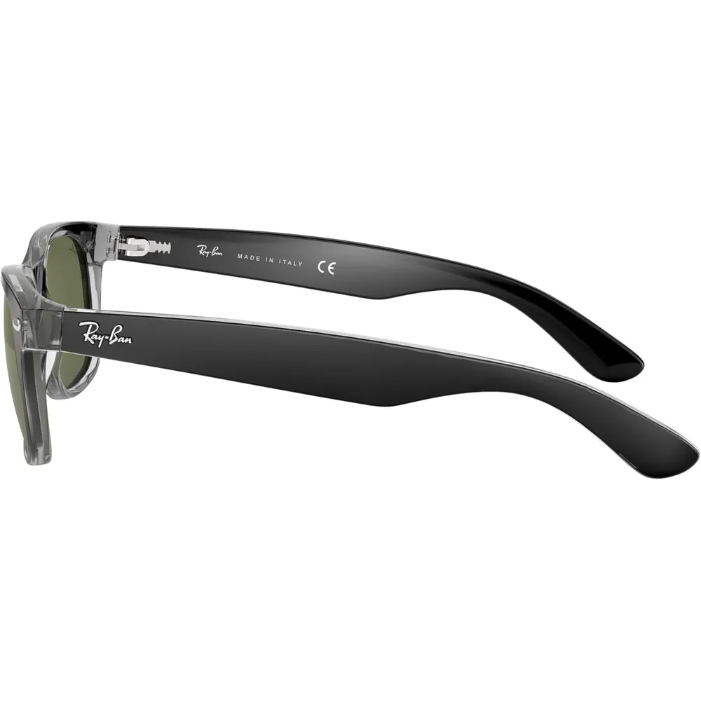 b01etao9lm_1_webp.webp Ray-Ban RB2132 New Wayfarer Gafas de sol para hombre | Black on Transparent / Green IV