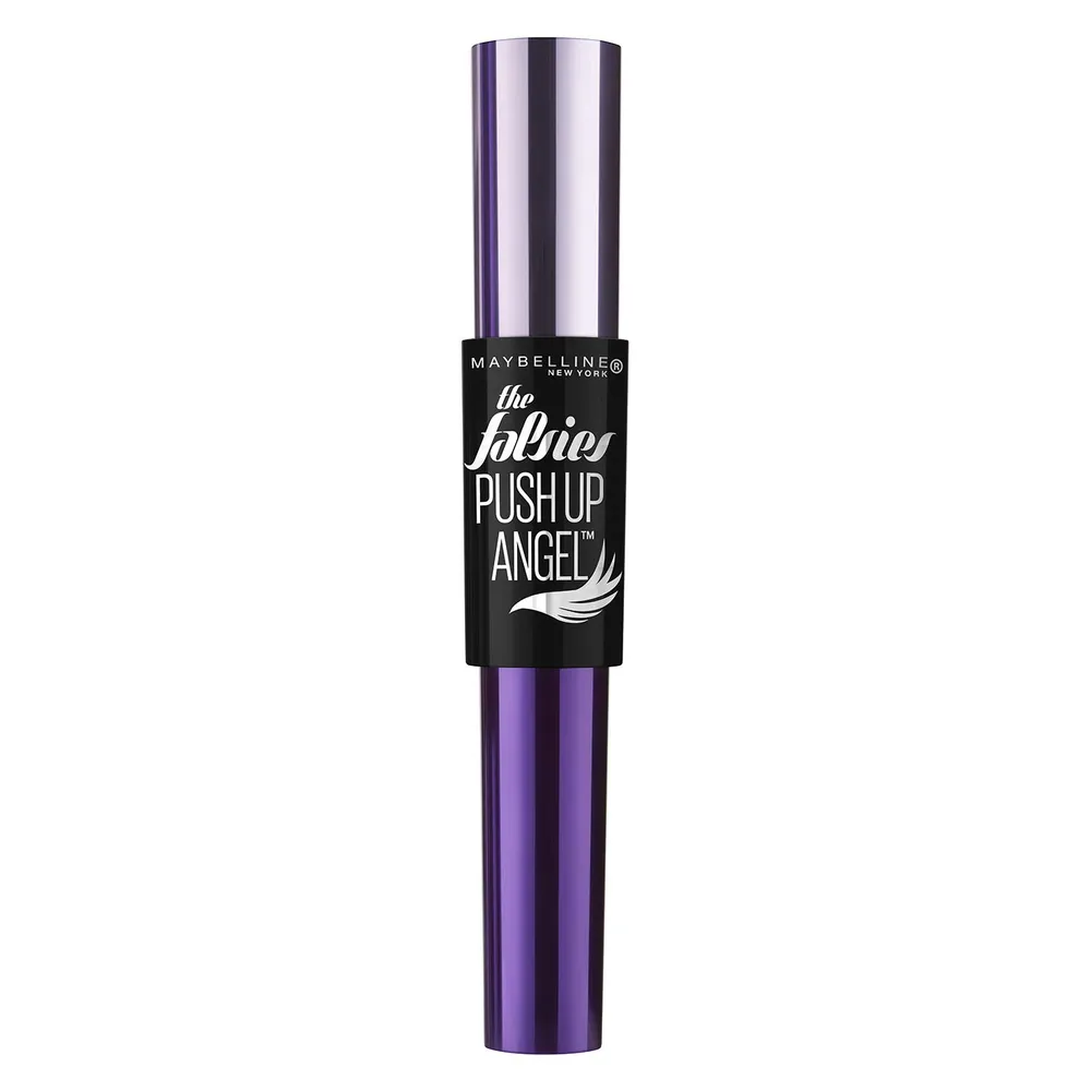 MÁSCARA DE PESTAÑAS VOLUM' EXPRESS FALSIES PUSH UP ANGEL MAYBELLINE | BLACKEST BLACK