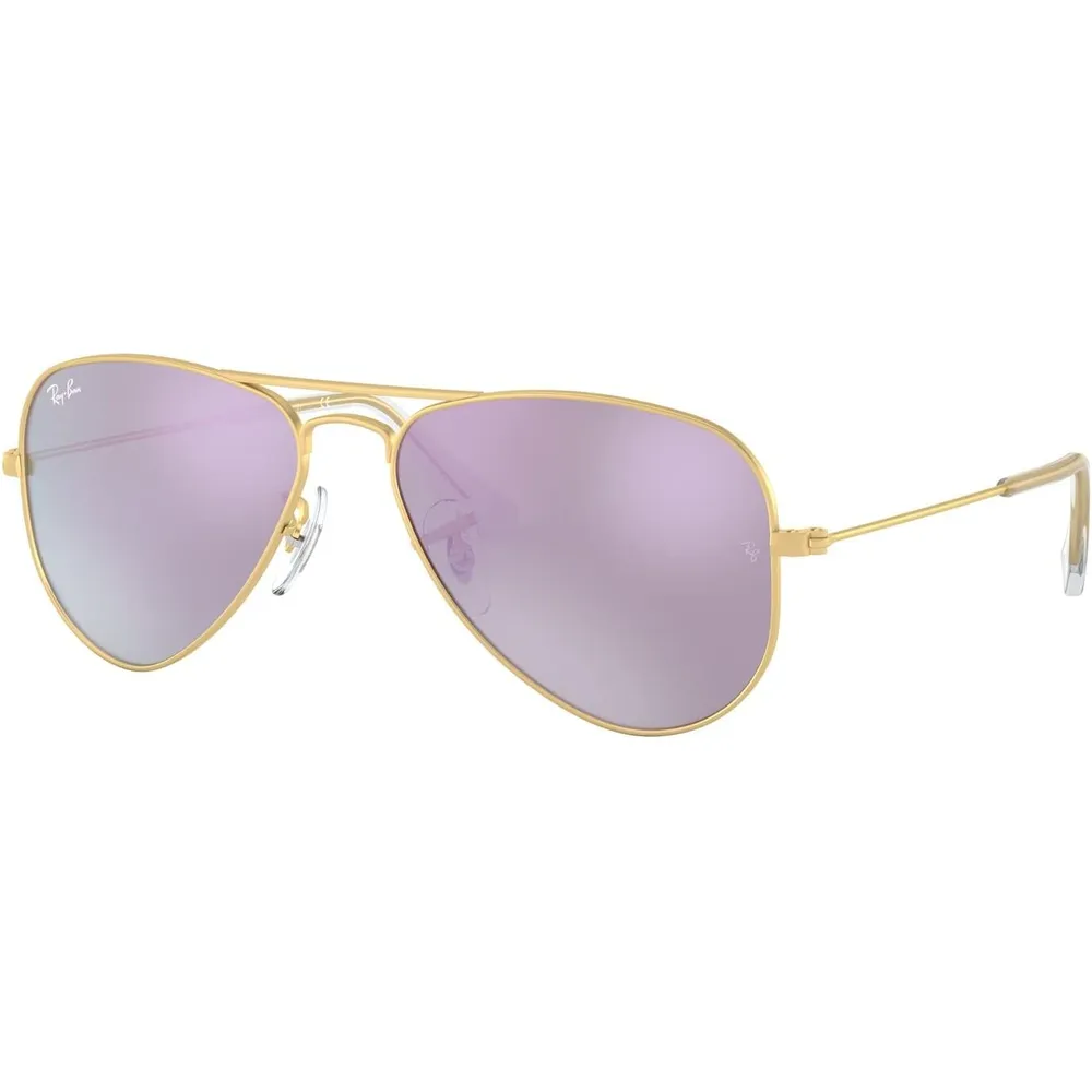 Ray-Ban Junior RJ9506S Gafas de sol para niños | Gold / Lilac Flash I