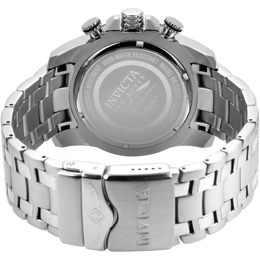 Reloj Invicta Pro Diver para hombre analógico cierre plegable | Plateado