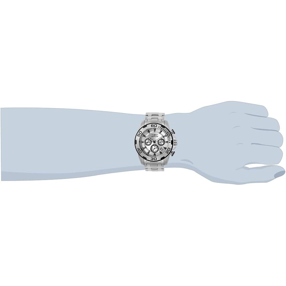 Reloj Invicta Pro Diver para hombre analógico cierre plegable | Plateado