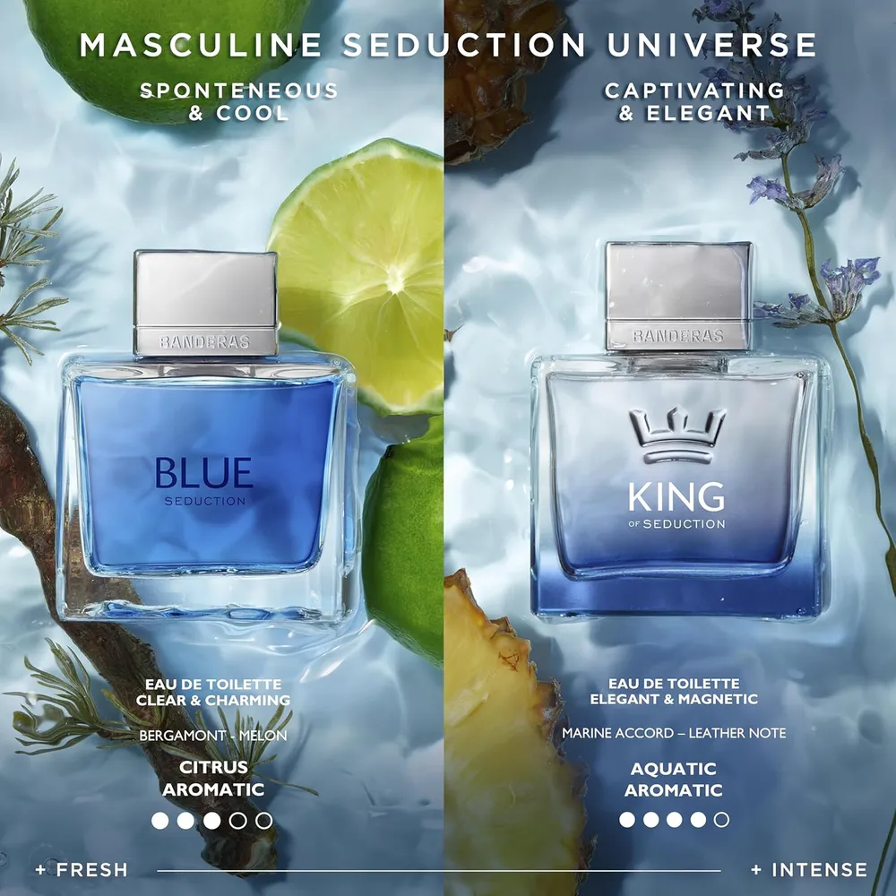 PERFUME BANDERAS KING OF SEDUCTION EAU DE TOILETTE 6.8 OZ / 200 ML