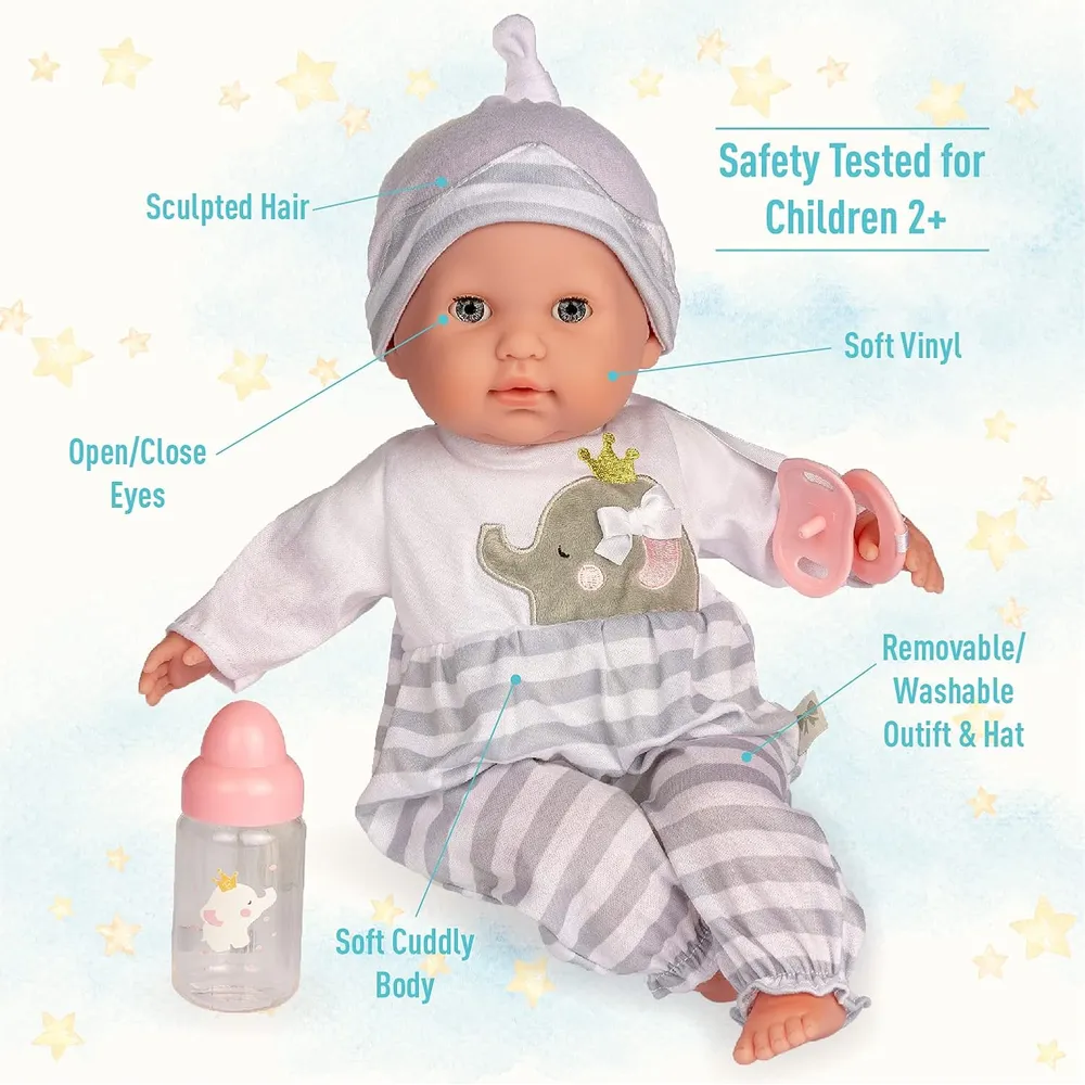 b01gfzta18_4_webp.webp BERENGUER muñeca bebé 15"/38 cm con accesorios | Conjunto básico gris