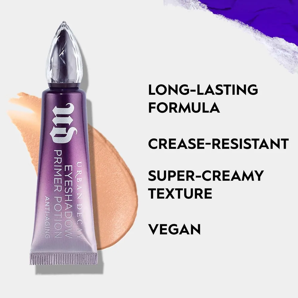 Urban Decay Prebase de Sombras Eyeshadow Primer Potion Antiedad para Líneas Finas | 0.33oz|Nude
