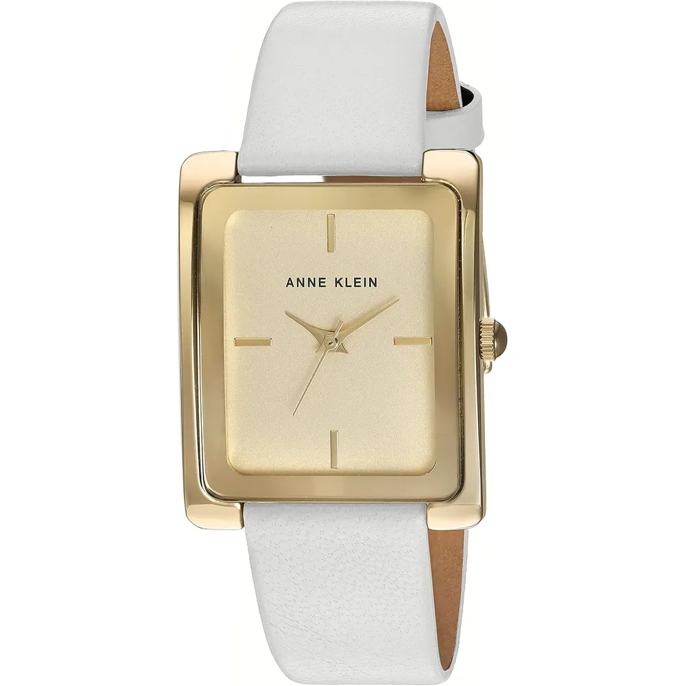 Anne Klein AK/2707TTTN reloj para dama | 28 mm - Blanco/Dorado