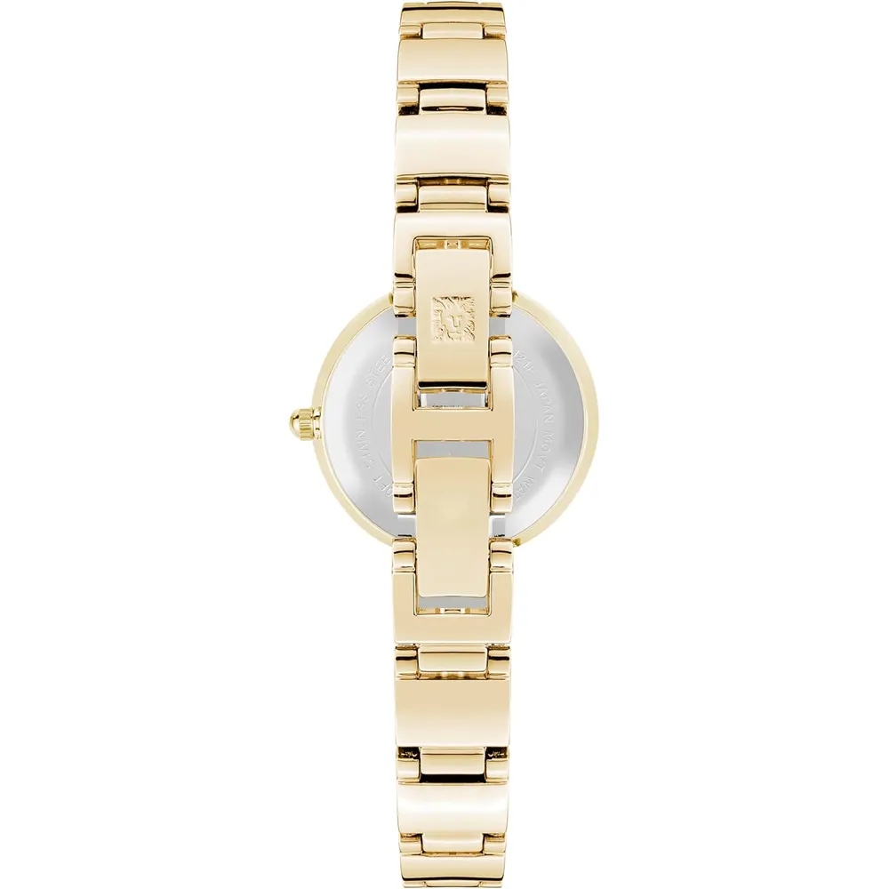 b01h1ug3ne_2_webp.webp Anne Klein AK/2434EMGB reloj con diamante verdadero y pulsera para mujer | 28 mm - Dorado/Negro