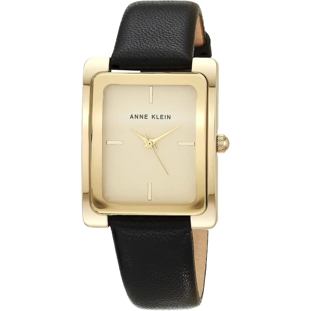 Anne Klein AK/2707TTTN reloj para dama | 28 mm - Negro/Oro