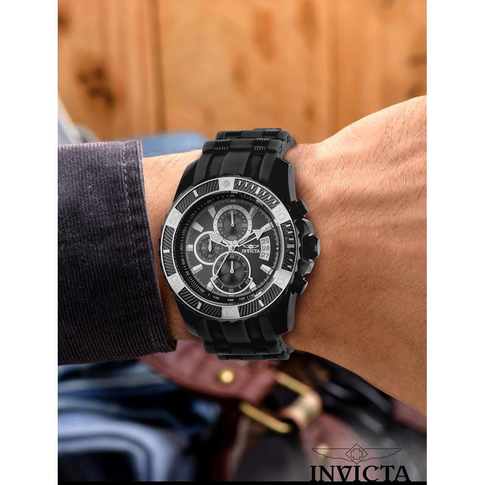 Reloj Invicta Pro Diver para hombre brilla en la oscuridad | Negro Mate