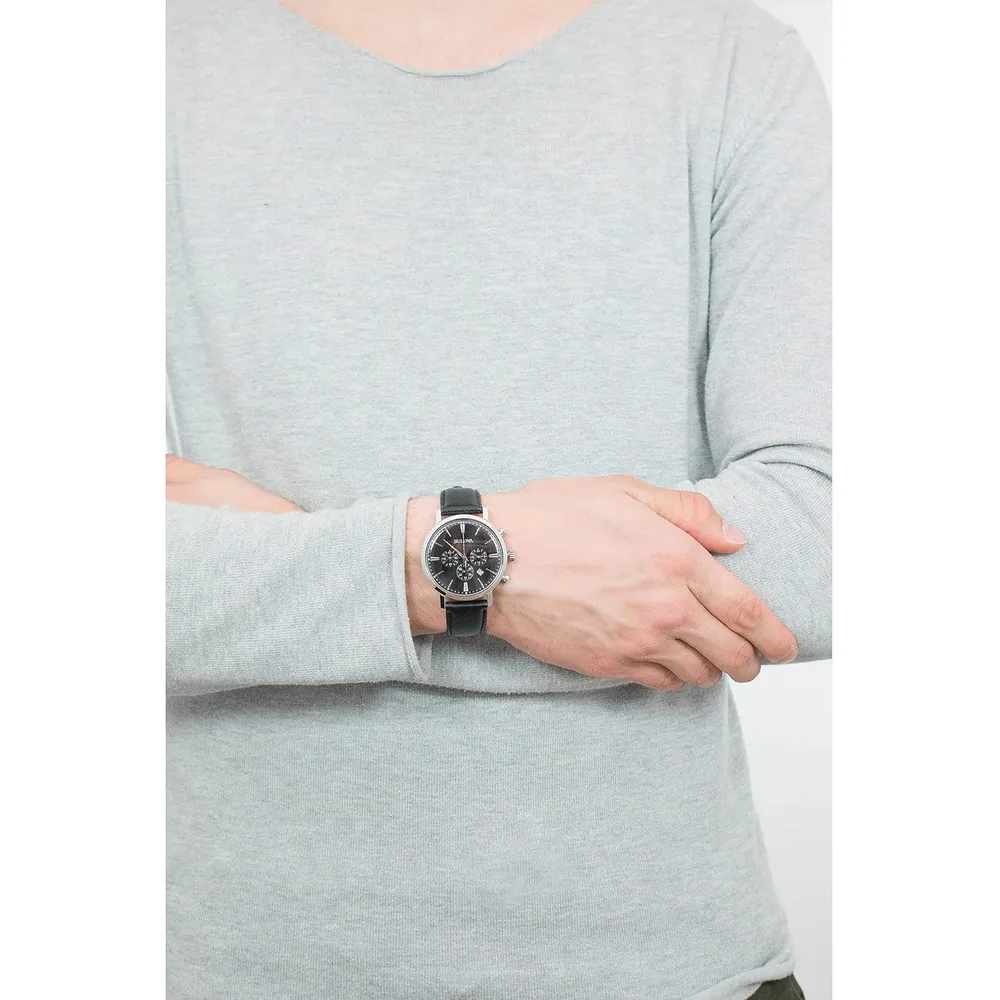 b01i83f7ee_2_webp.webp Bulova reloj cronógrafo Aerojet clásico hombre de acero inoxidable 6 agujas | Negro