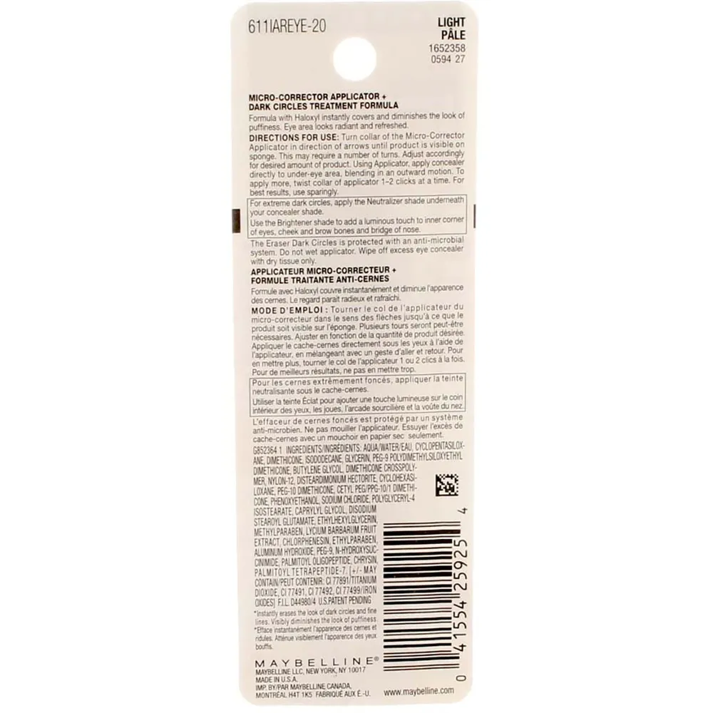 PACK 7 CORRECTOR INSTANT AGE REWIND ERASER MAYBELLINE | CLARO