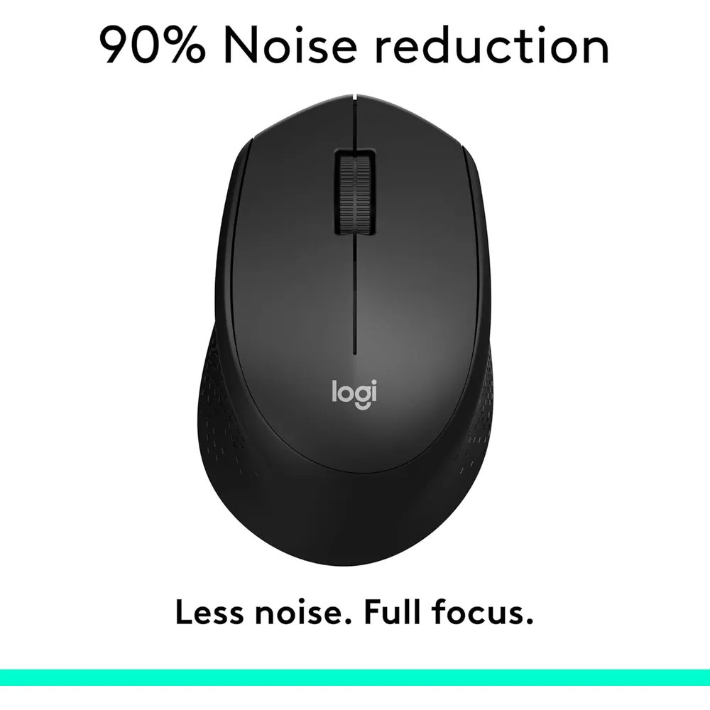 MOUSE INALÁMBRICO M330 LOGITECH | NEGRO