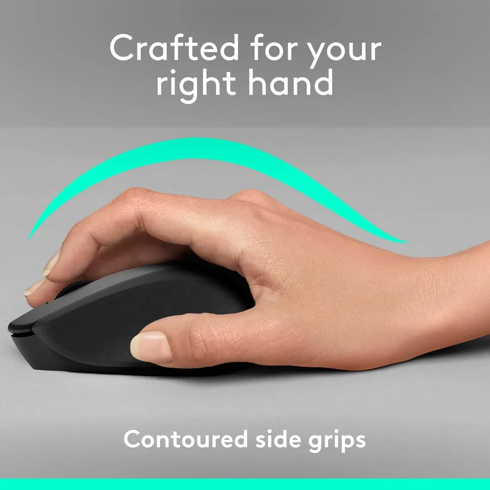 MOUSE INALÁMBRICO M330 LOGITECH | NEGRO