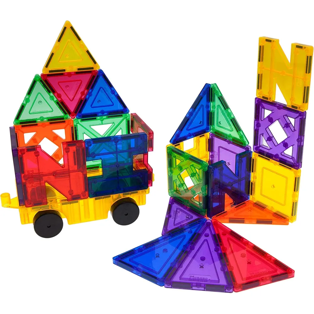 BLOQUES MAGNÉTICOS 3D TRANSPARENTES SET CREATIVO PICASSOTILES