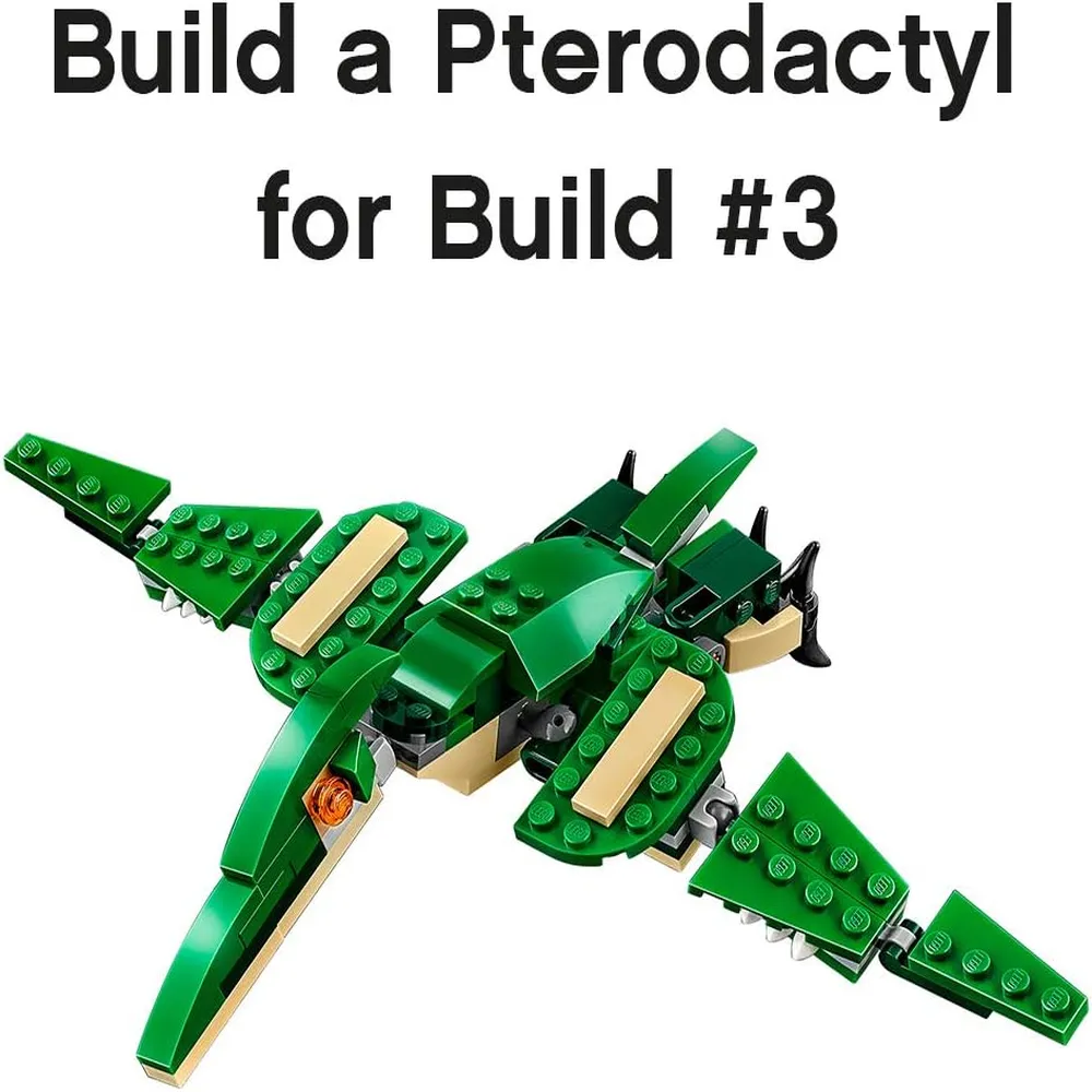 Lego Creator 3 en 1 dinosaurios T-Rex Triceratops Pterodáctilo