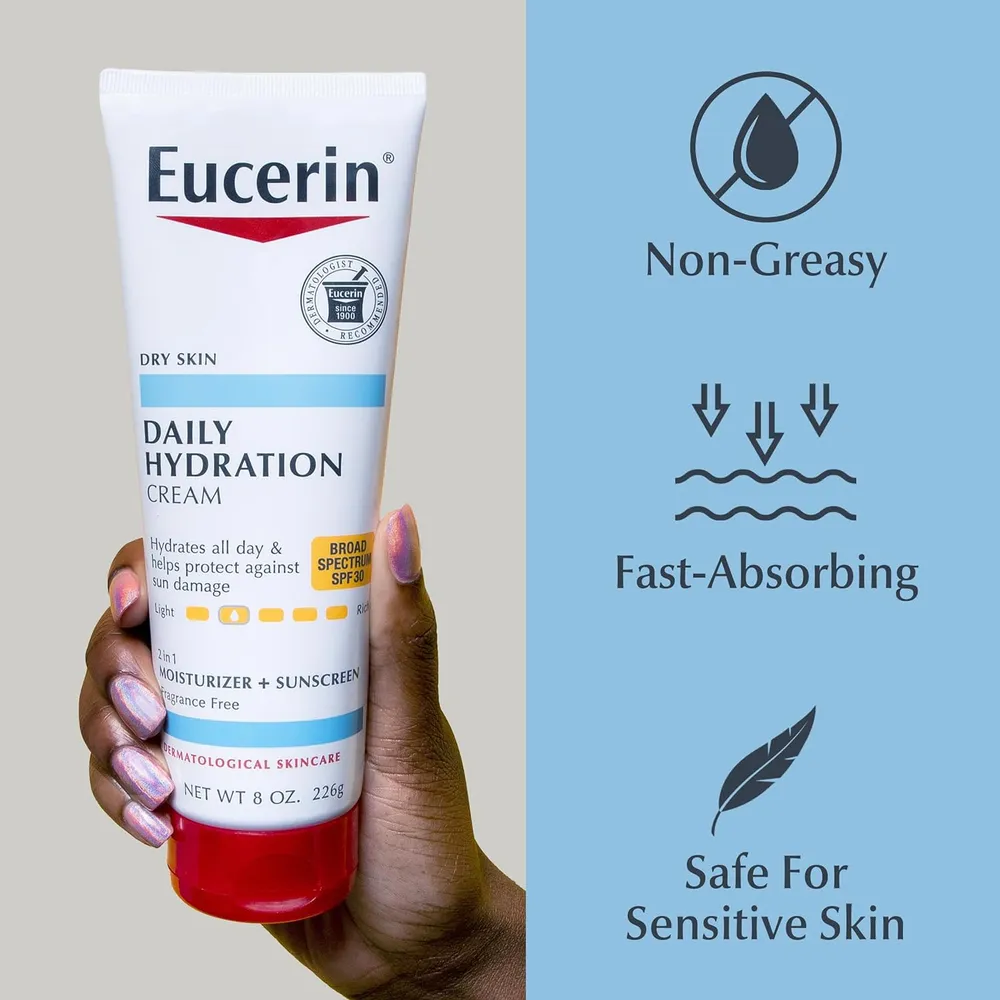 EUCERIN CREMA CORPORAL CON FPS 30 PARA PIEL SECA 8 OZ / 226 GR