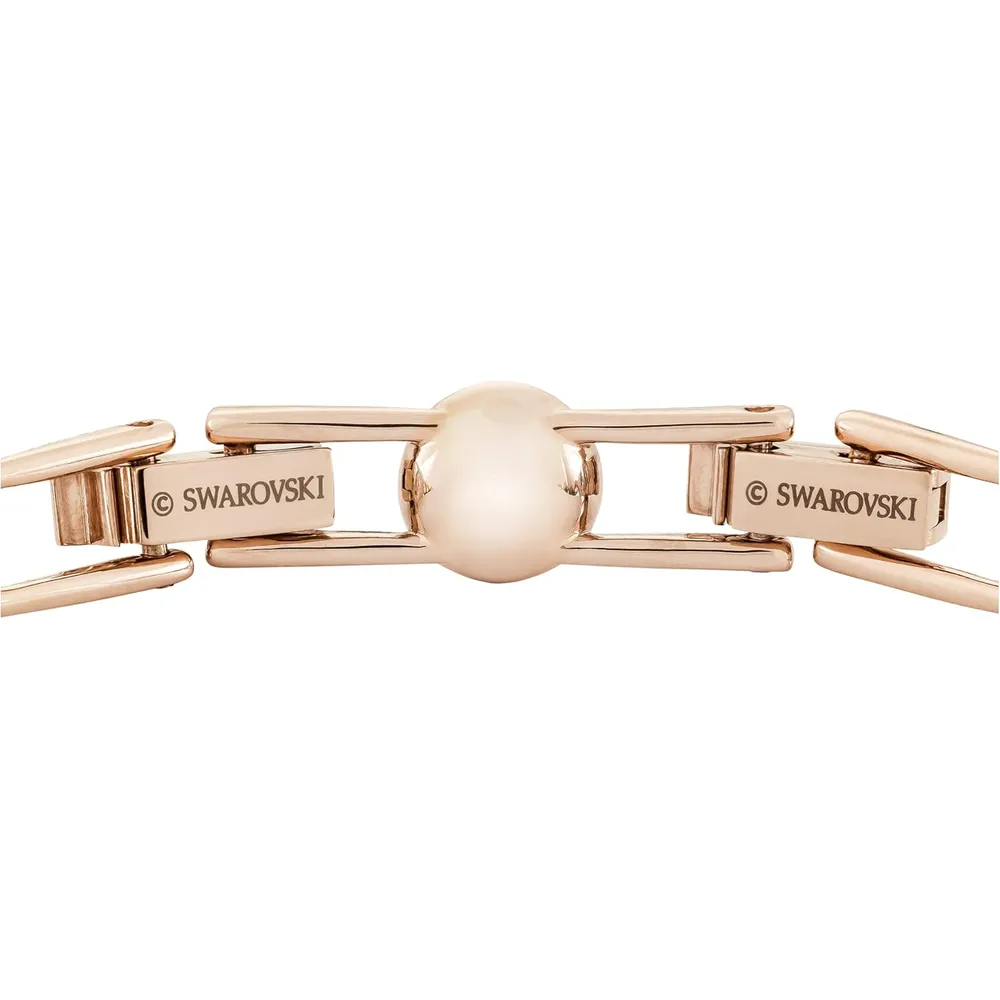 SWAROVSKI PULSERA TENNIS UNA ANGELIC ACABADO ORO ROSA PARA MUJER | ORO ROSA