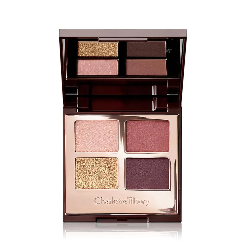 Charlotte Tilbury Paleta de sombras de ojos de lujo | The Vintage Vamp - rojo y morado
