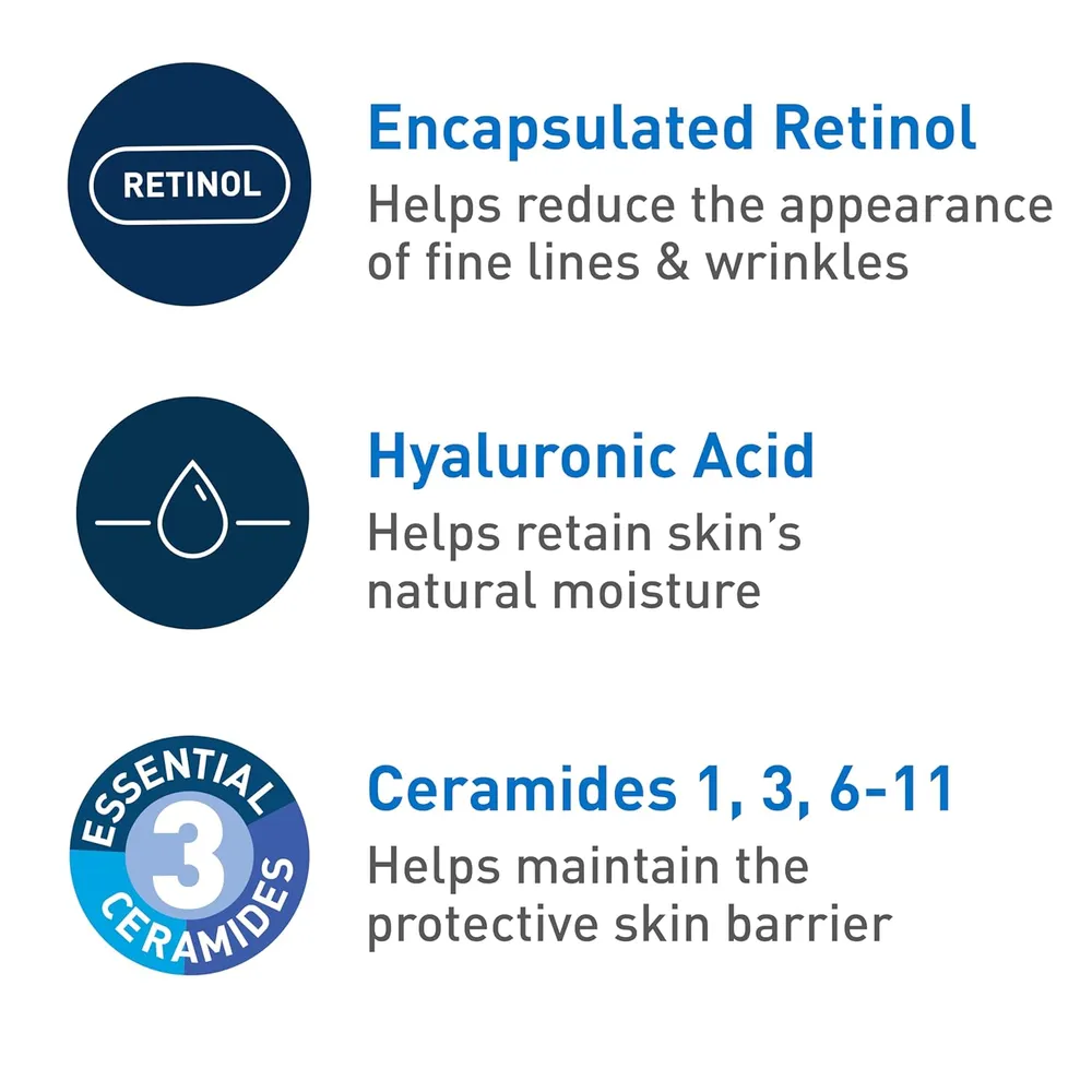 CERAVE CREMA FACIAL ANTIARRUGAS FPS 30 CON RETINOL 1.76 OZ / 50 GR