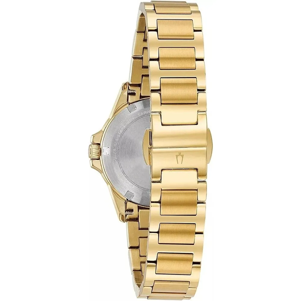 b01m7x3tbl_1_webp.webp Bulova reloj Marine Star mujer serie L cuarzo 3 agujas fecha día y diamantes | Dorado
