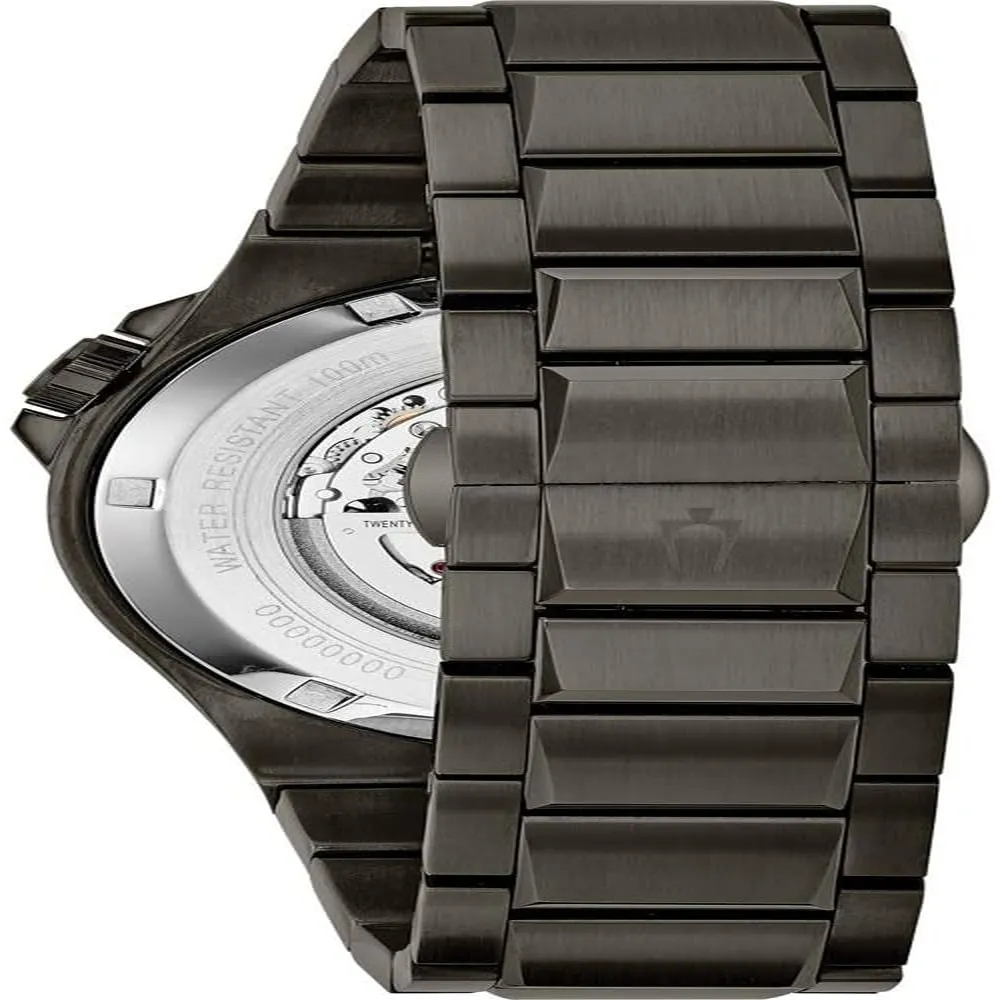 Bulova reloj clásico automático apertura abierta para hombre | Carbón
