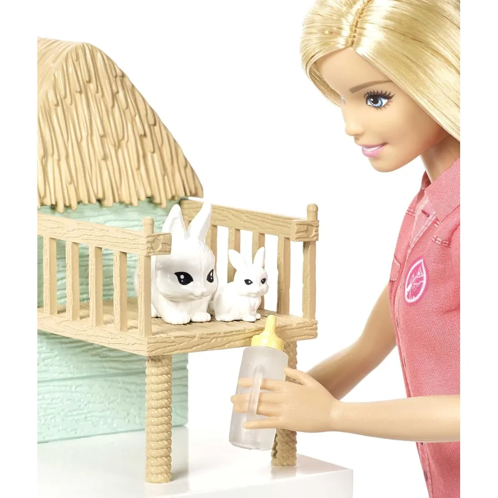 BARBIE MUÑECA VETERINARIA RESCATE ANIMALES