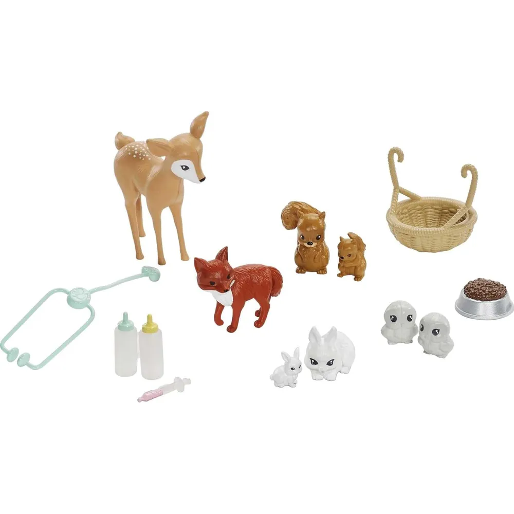 BARBIE MUÑECA VETERINARIA RESCATE ANIMALES