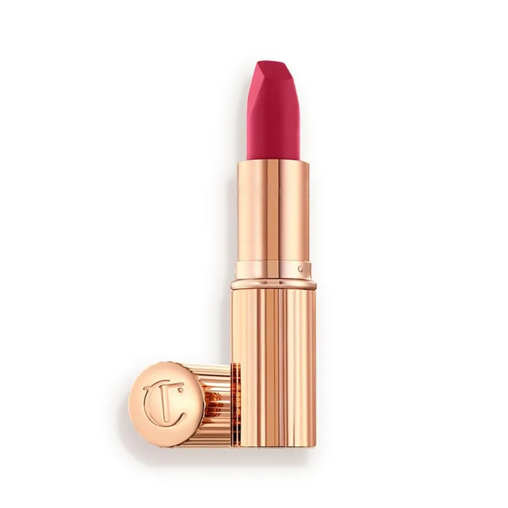 Charlotte Tilbury Revolution Lápiz labial mate | La Reina - rosa rosado
