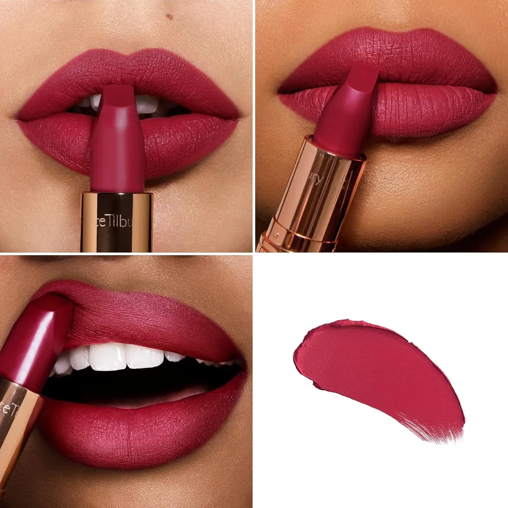 Charlotte Tilbury Revolution Lápiz labial mate | La Reina - rosa rosado
