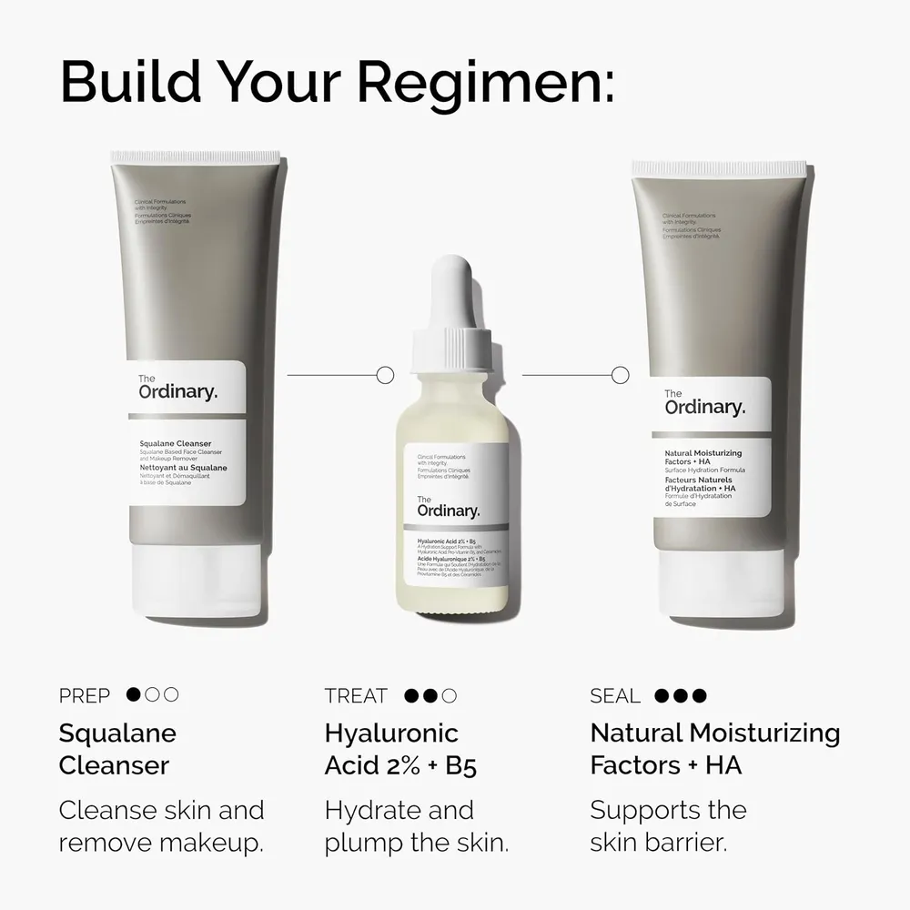THE ORDINARY SUERO ÁCIDO HIALURÓNICO 2% B5 CERAMIDAS