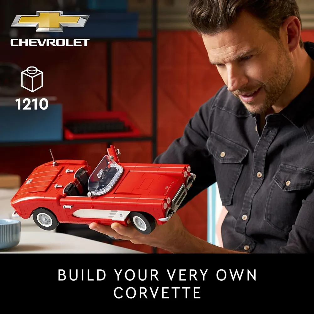 Lego Icons kit de construcción coche Corvette clásico para adultos