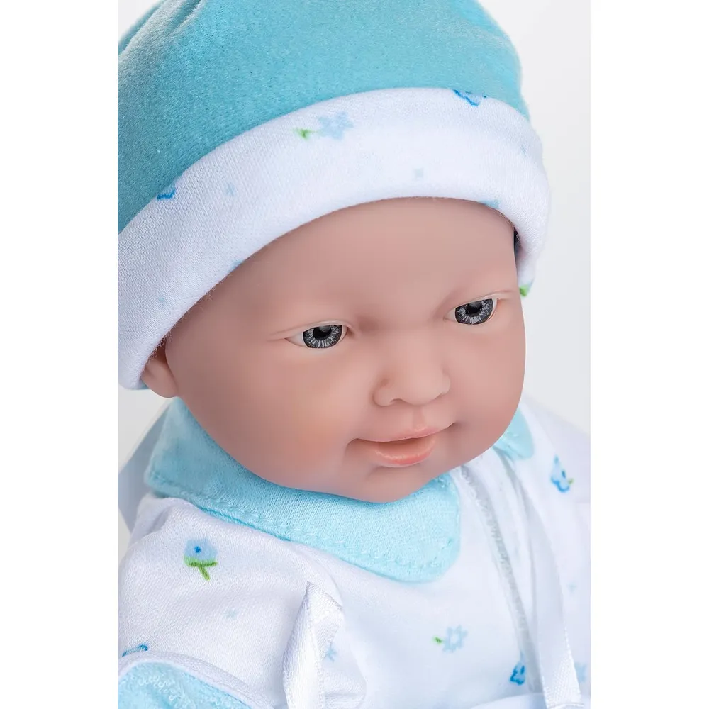 LA BABY muñeca11"/28 cm con accesorios | Azul