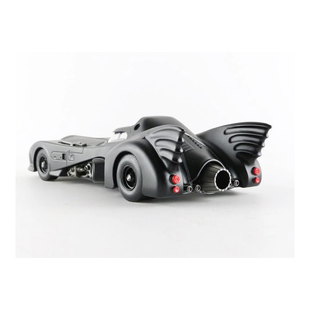Dc Comic 1989 Batmobile con 2.75' Batman Metals Vehículo Fundido a Troquel con Figura - Negro