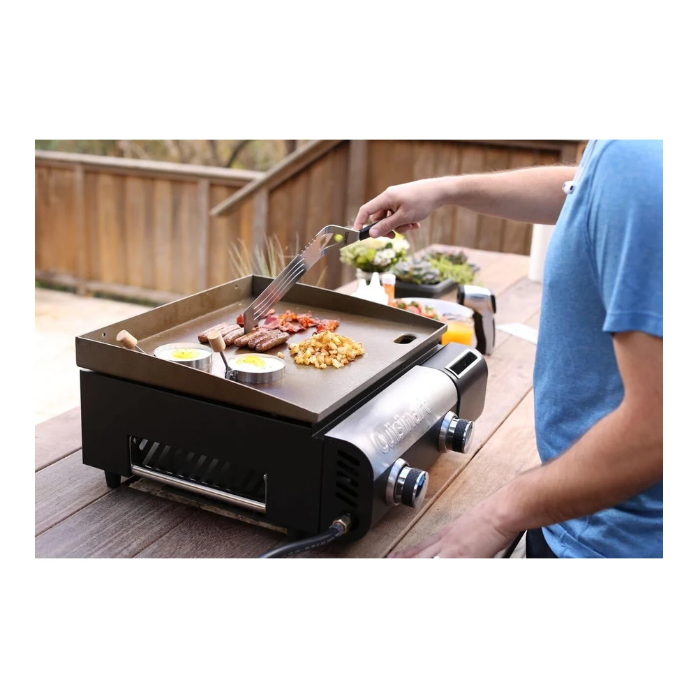 Cuisinart Cgg-501 Parrilla Gourmet de Dos Fuegos a Gas