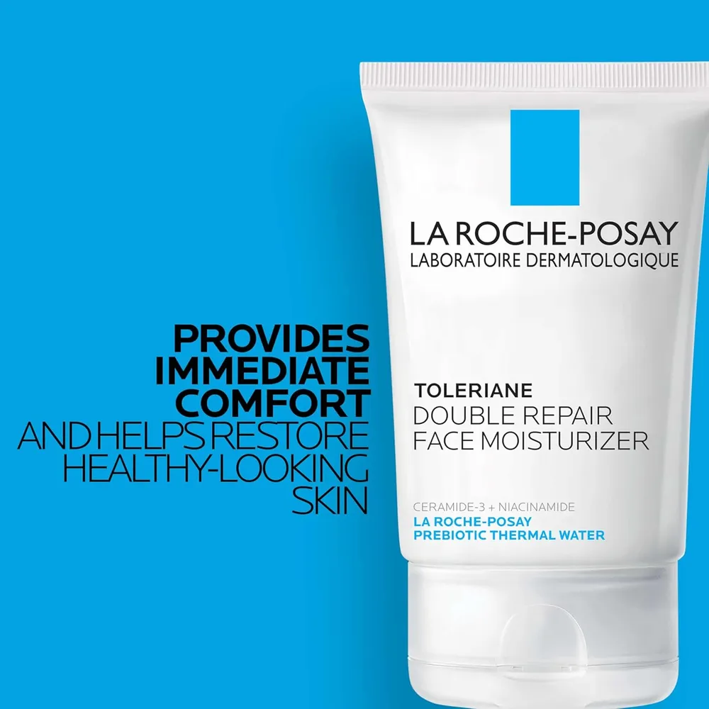 CREMA FACIAL HIDRATANTE TOLERIANE DOUBLE REPAIR LA ROCHE-POSAY 3.4 OZ / 100 ML