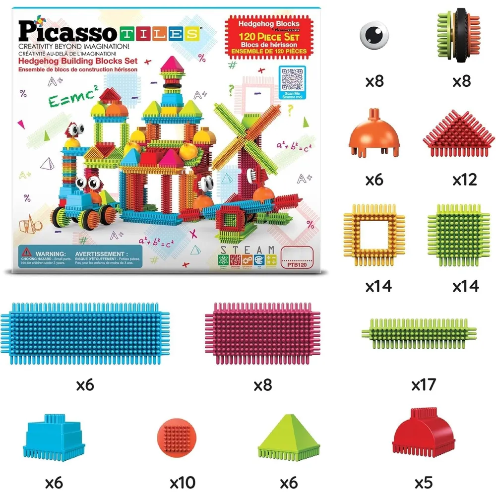 BLOQUES CONSTRUCCIÓN ERIZO PTB120 PICASSOTILES