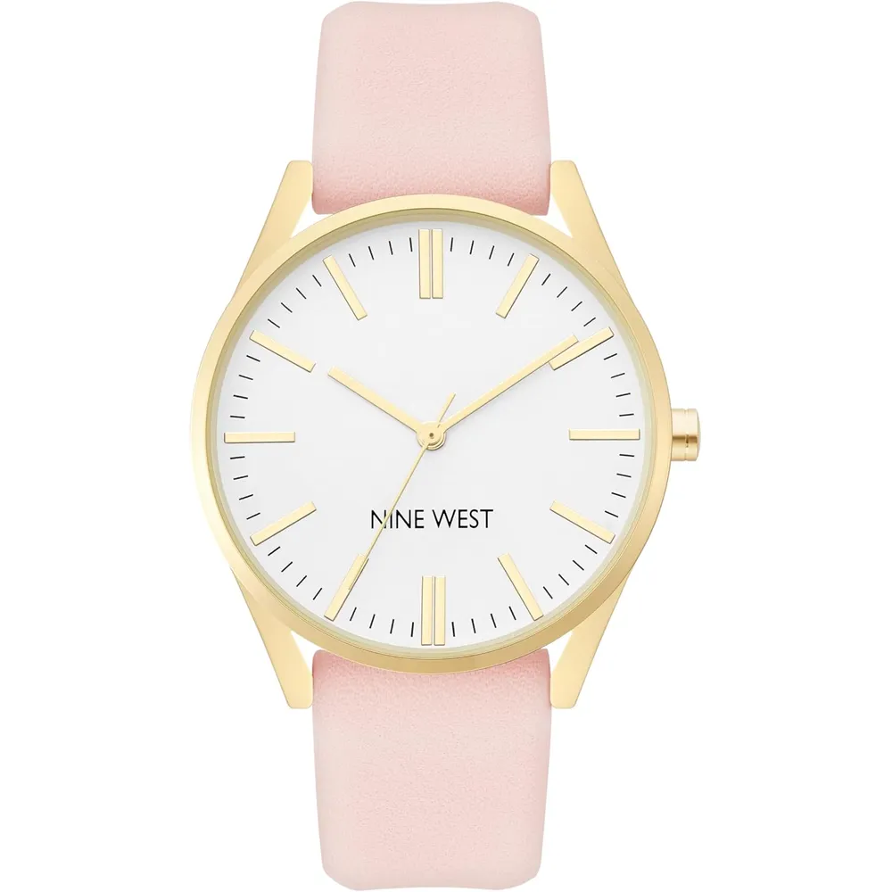 Nine West NW/1995SVBK reloj elegante con correa | 36 mm - Rosa