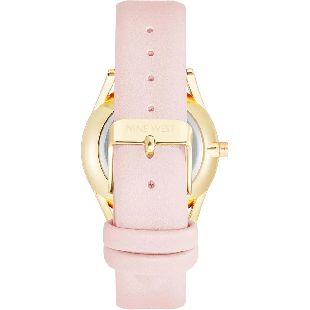 b06xdqmpkp_2_webp.webp Nine West NW/1995SVBK reloj elegante con correa | 36 mm - Rosa