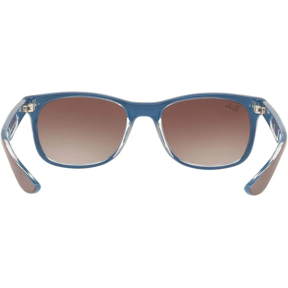 Ray-Ban Junior RJ9052S Gafas de sol para niños | Brown on Blue / Brown Dark Brown I