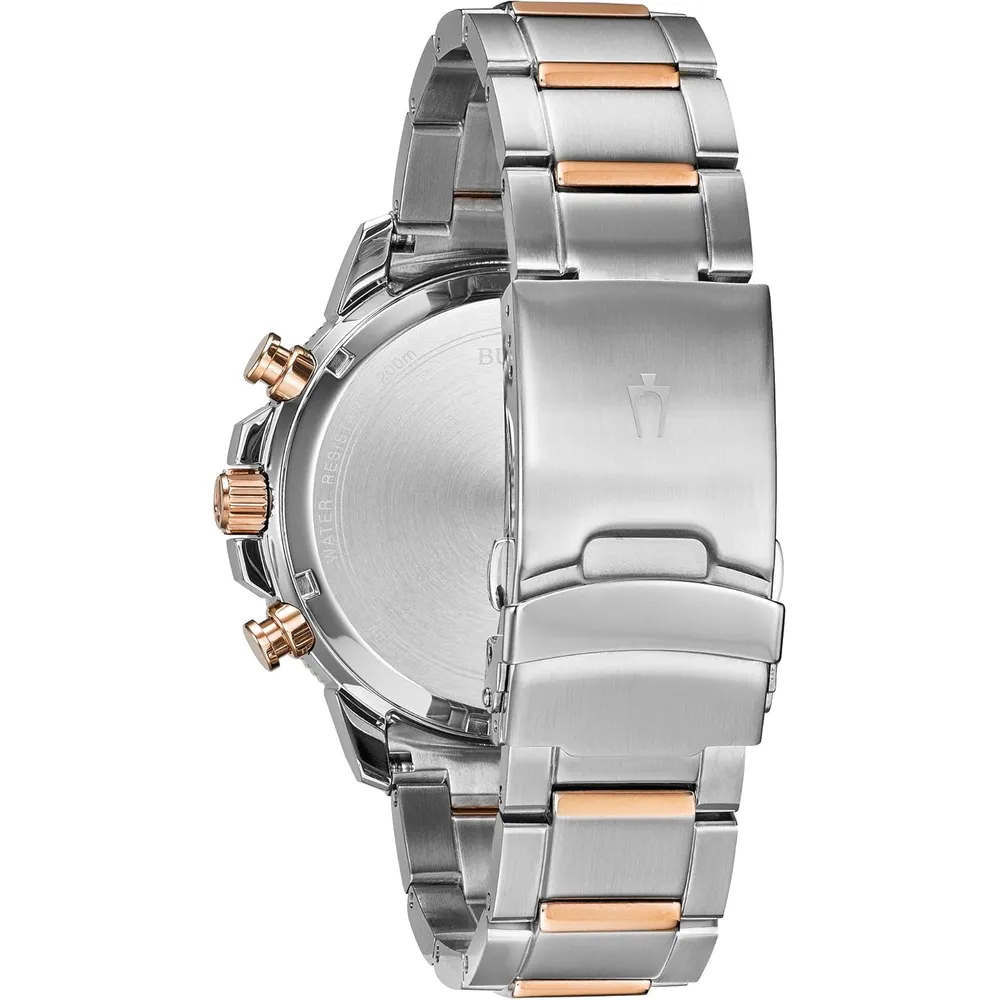 b0713stw5h_2_webp.webp Bulova reloj Marine Star hombre cronógrafo 6 agujas acero esfera azul | Plata