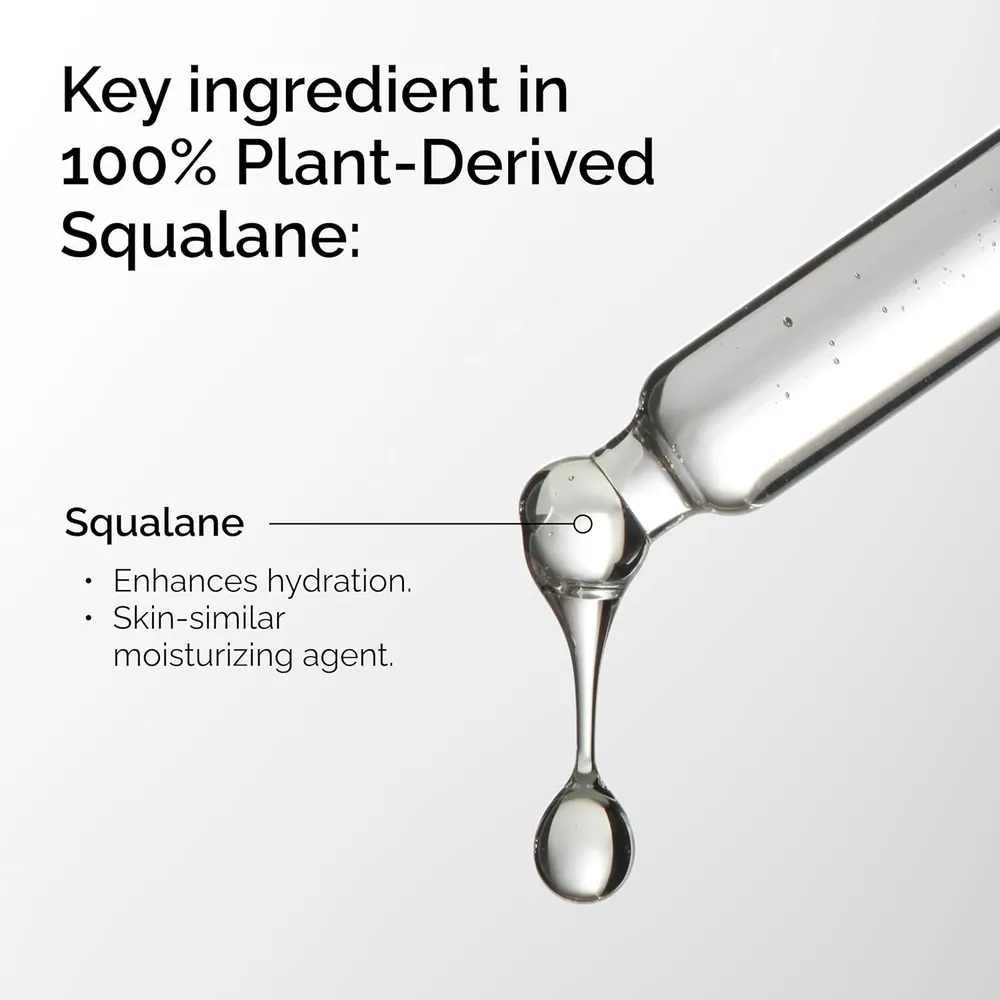 The Ordinary escualano 100% derivado de plantas hidratante facial | 30 ml.