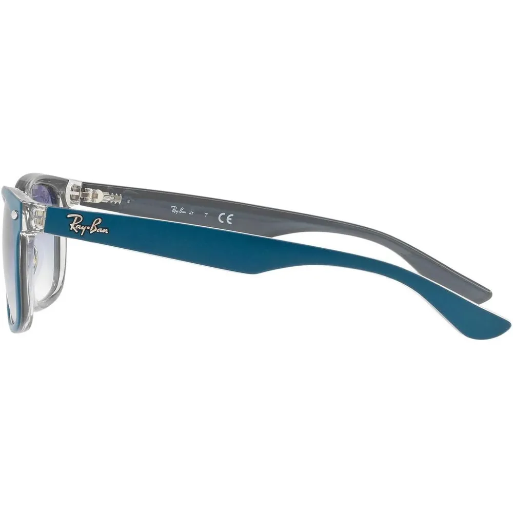 Ray-Ban Junior RJ9052S Gafas de sol para niños | Turquoise Grey / Clear Light Blue I
