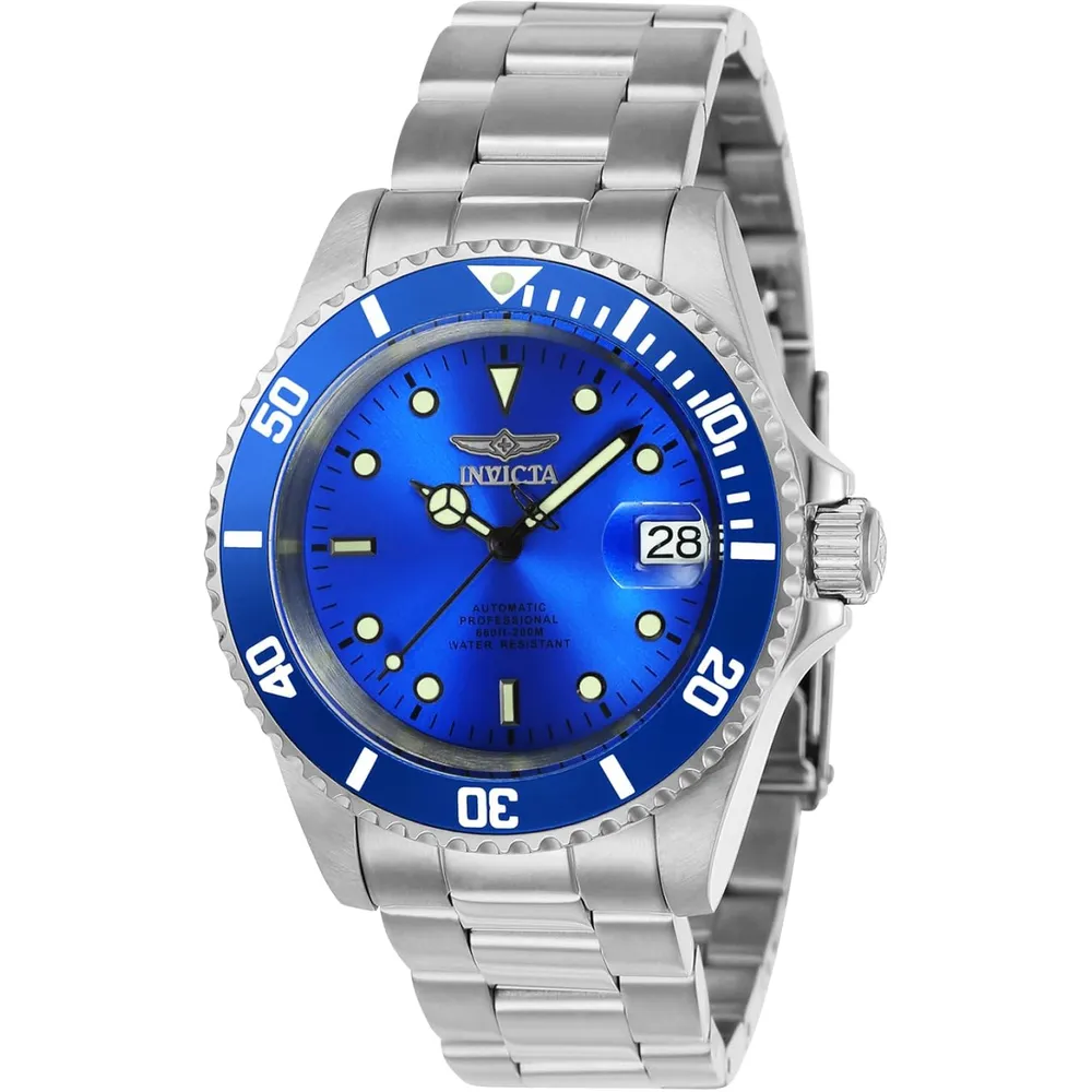 Invicta 35690 reloj automático para hombre Pro Diver | 40 mm - Plata/Azul