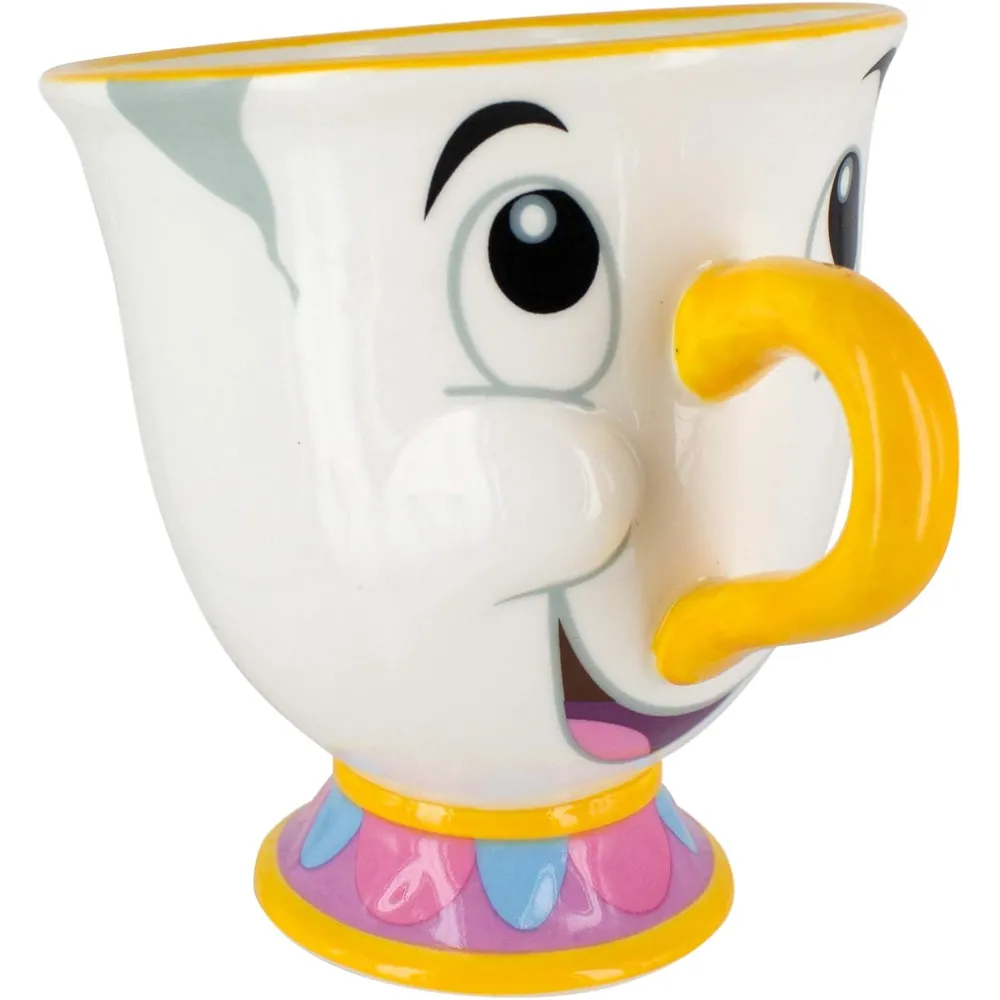 Paladone Disney Bella y Bestia taza Chip 9 oz / 266 ml oficial