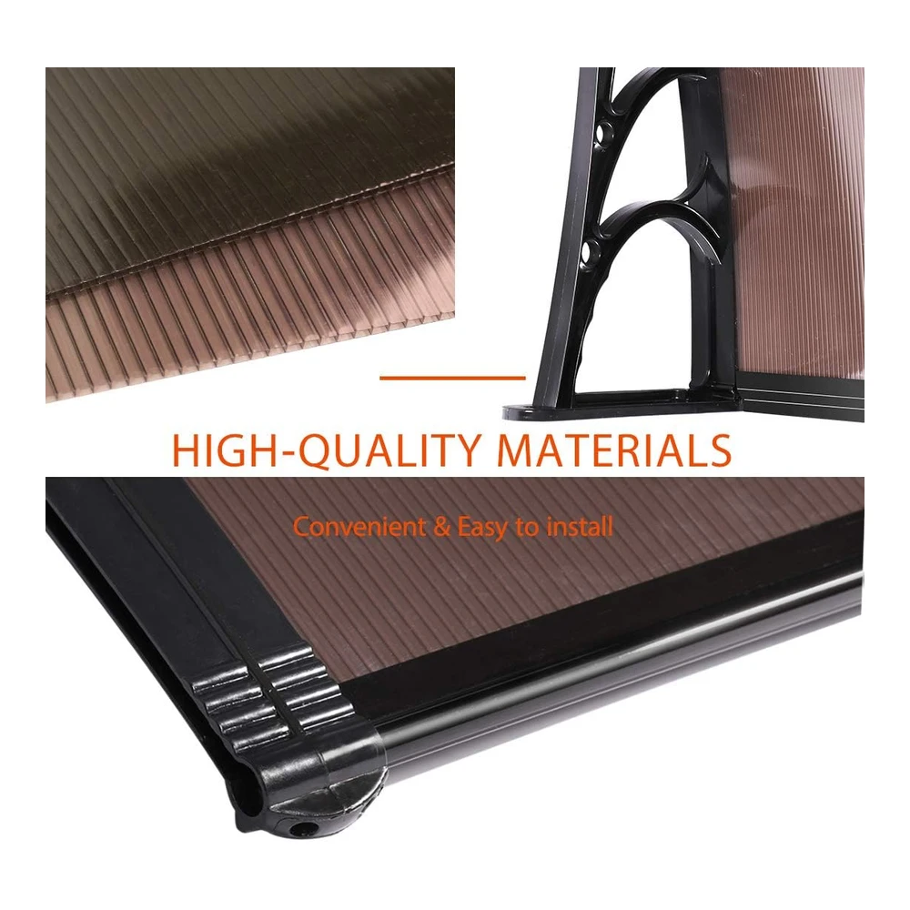 b0732wdmx3_4.webp Vivohome - Toldo de Policarbonato para Puerta O Ventana
