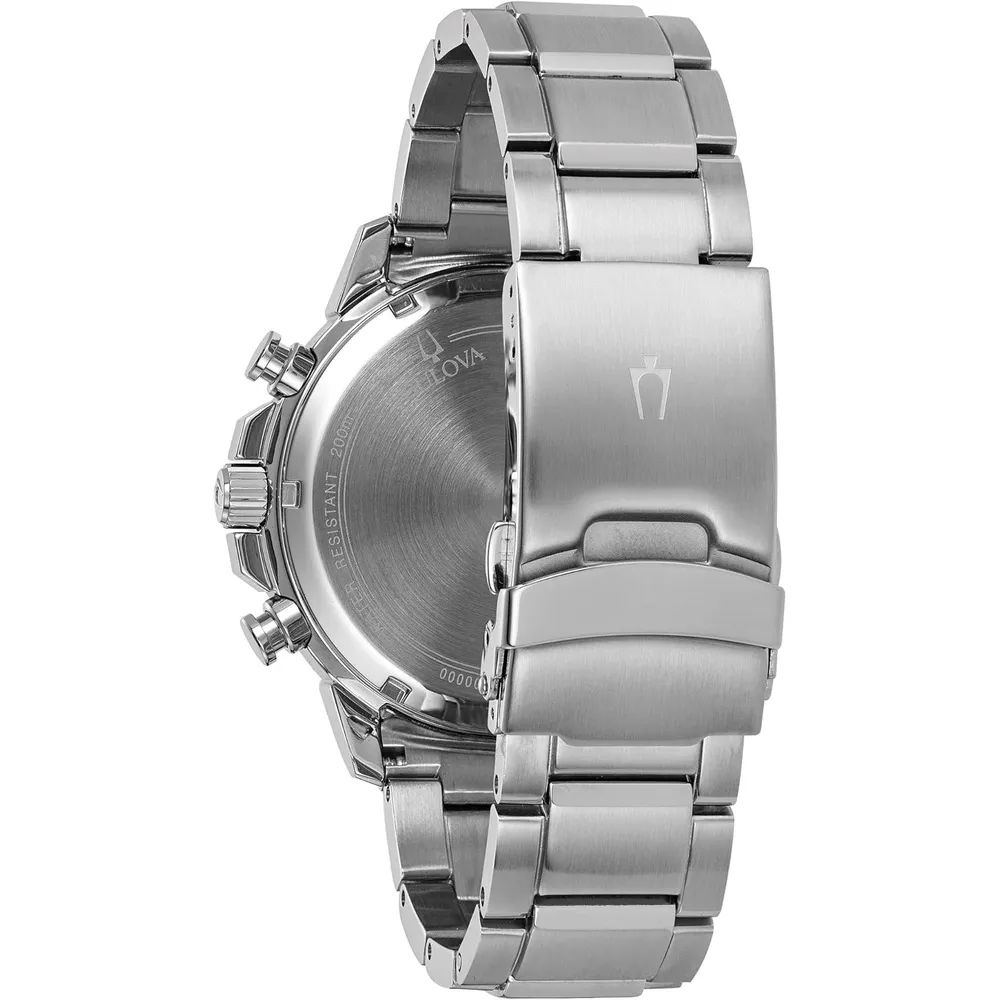 b0733pt6vc_2_webp.webp Bulova reloj Marine Star hombre cronógrafo 6 agujas acero inoxidable negra | Plata