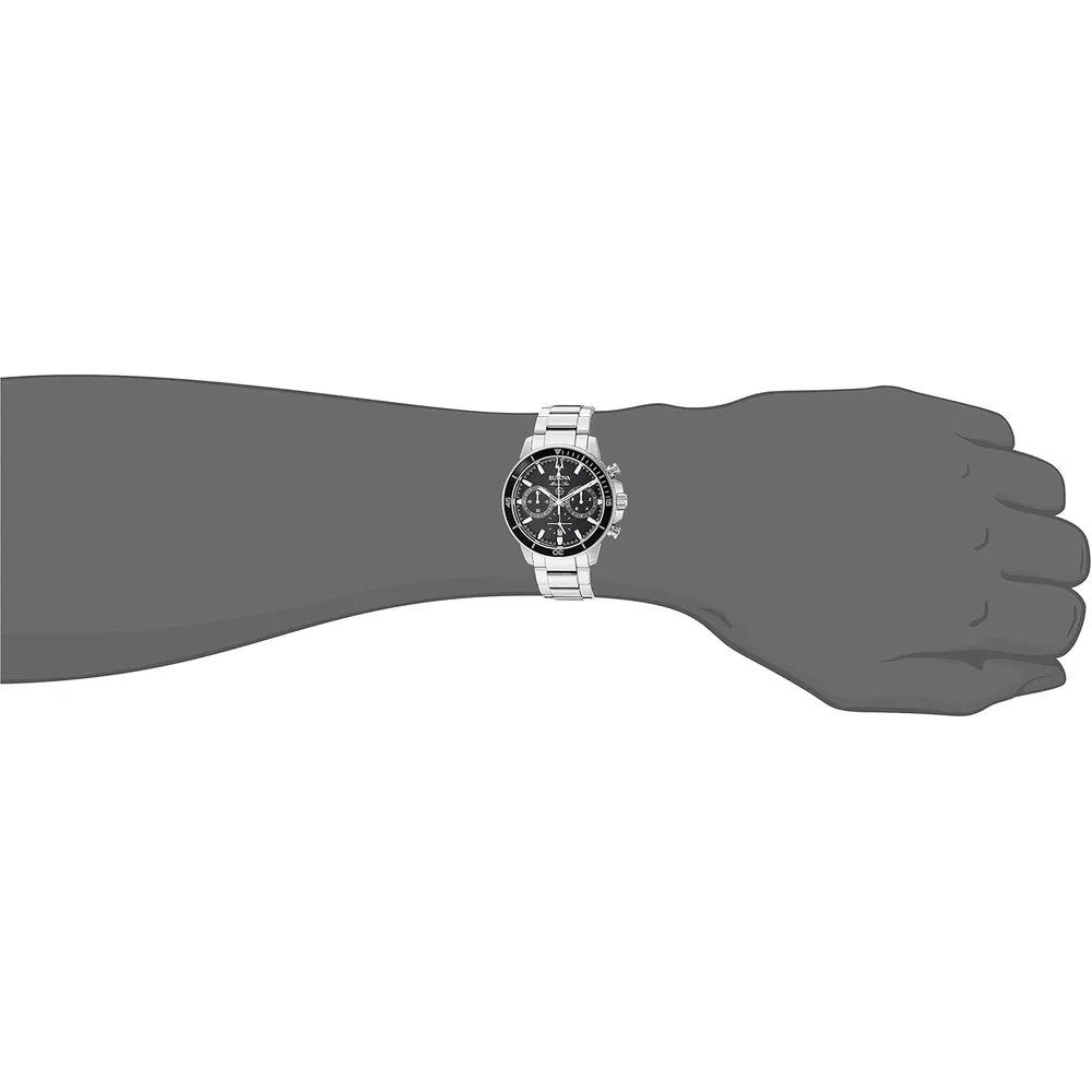 b0733pt6vc_5_webp.webp Bulova reloj Marine Star hombre cronógrafo 6 agujas acero inoxidable negra | Plata