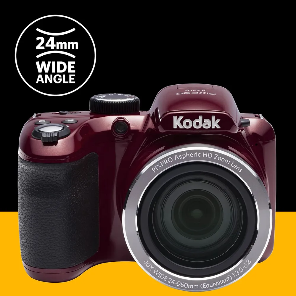 Kodak PixPro AZ401 RD cámara digital compacta LCD | Rojo
