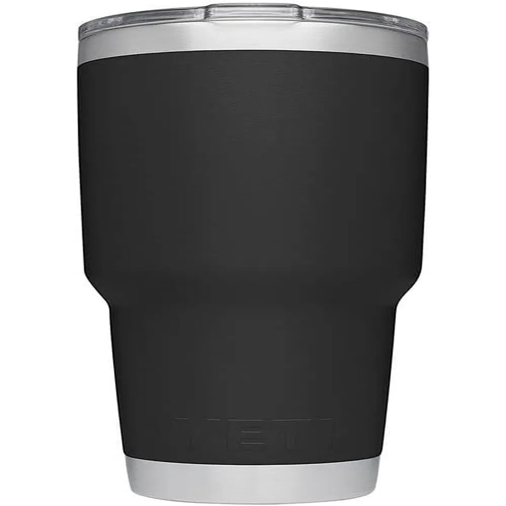 YETI Rambler Vaso de 30 oz de acero inoxidable y tapa MagSlider color negro
