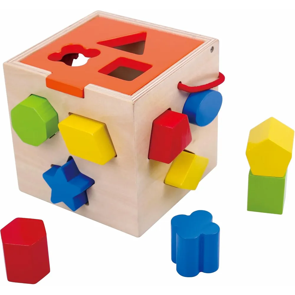 JUEGO CLASIFICADOR DE FORMAS PORTÁTIL MADERA FAT BRAIN