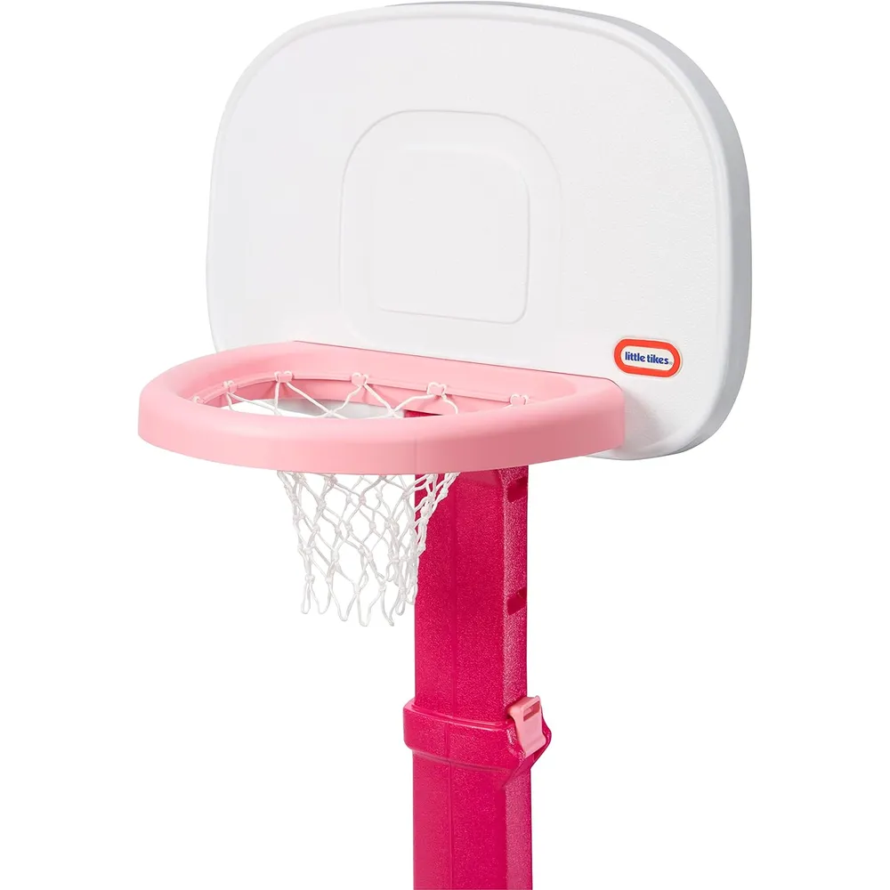 CANASTA DE BALONCESTO LITTLE TIKES  EASY SCORE ROSA